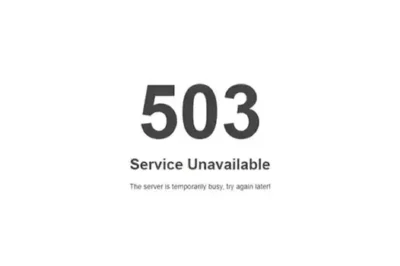 503 Service Unavailable Hatası: Hızlı ve Etkili Çözüm Yöntemleri